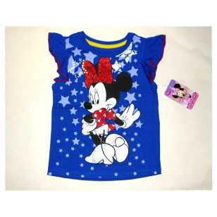 Minnie Mouse - Disney Royal Blue GIRL Toddler Sleeveless Top Official T shirt ( 24 months )  ***READY TO SHIP from Hong Kong***